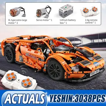 

3038PCS MOC Technic The Sport Car RC Engine Power Function Vehicle Building Block Bricks Model Kid Toy Christmas Gifts