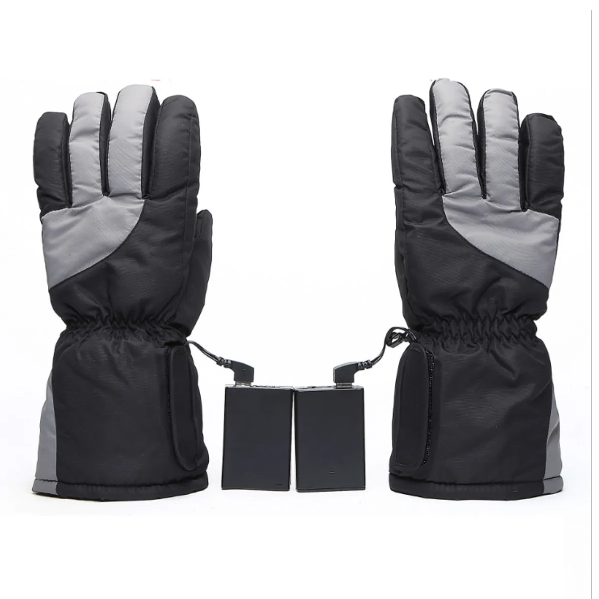 1 Pair Winter USB Hand Warmer Electric Thermal Gloves Waterproof Heated Gloves Battery Powered For Motorcycle Ski Gloves