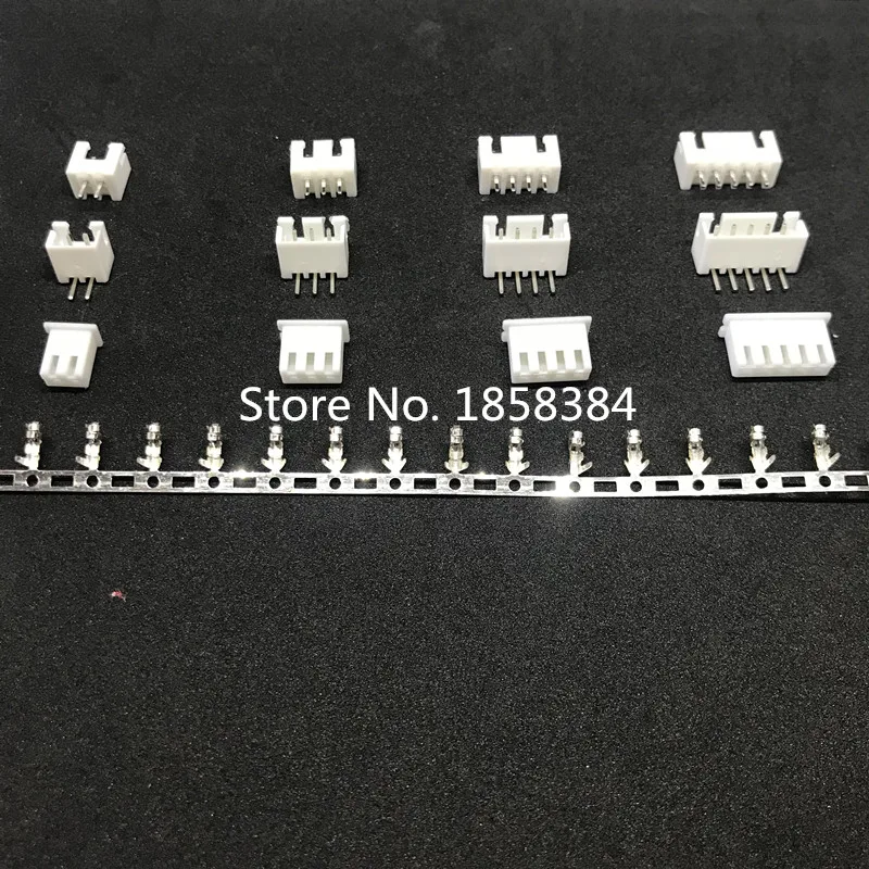 100Sets/Lot JST XH 2.54 2P 3P 4P 5P Connector Leads Header Housing Pin header Terminal Wire Connectors