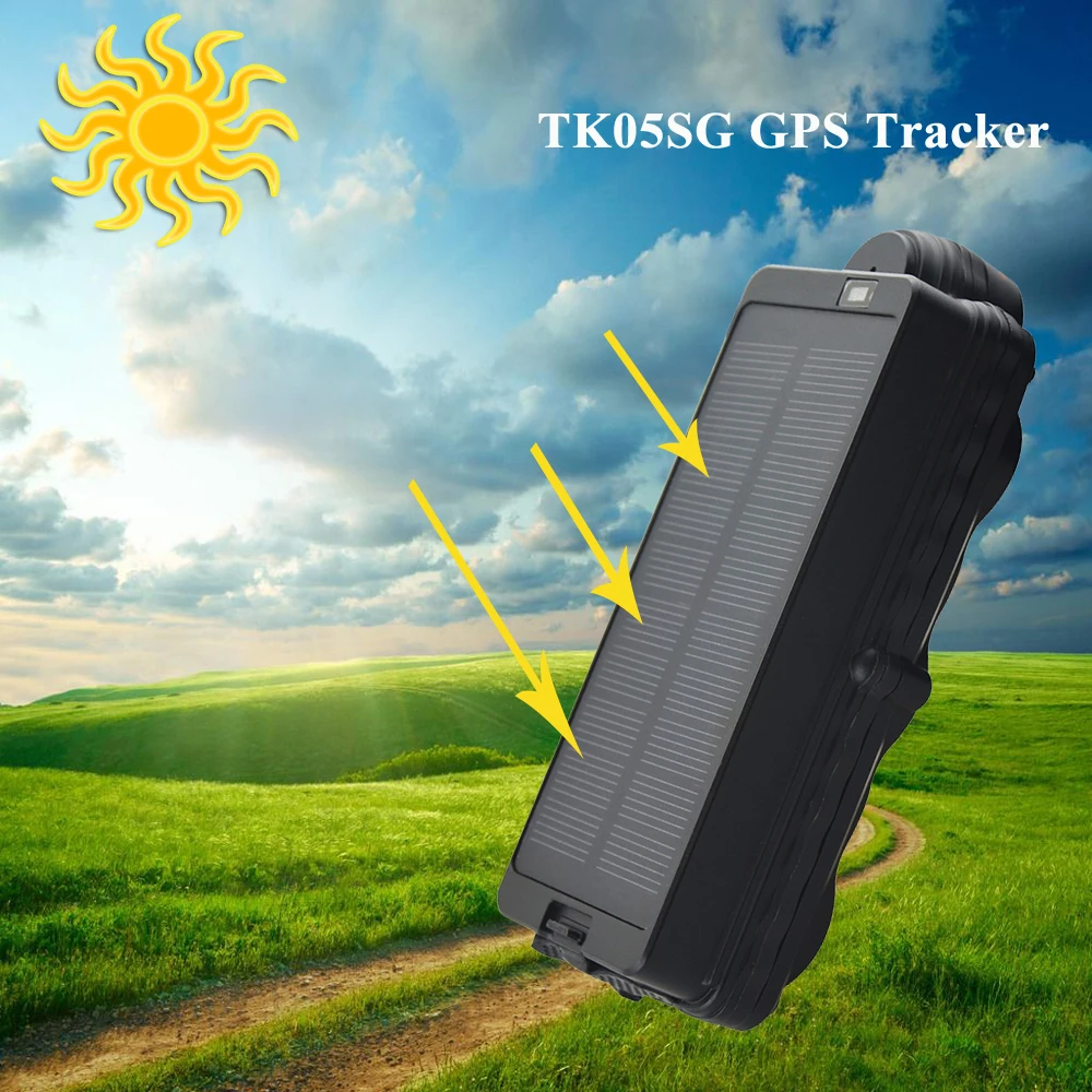 Wifi+ GSM+ gps позиционирование 3g gps трекер TK05SG Магнитный солнечной энергии трекер gps слежения транспортных средств для отслеживания местоположение автомобиля
