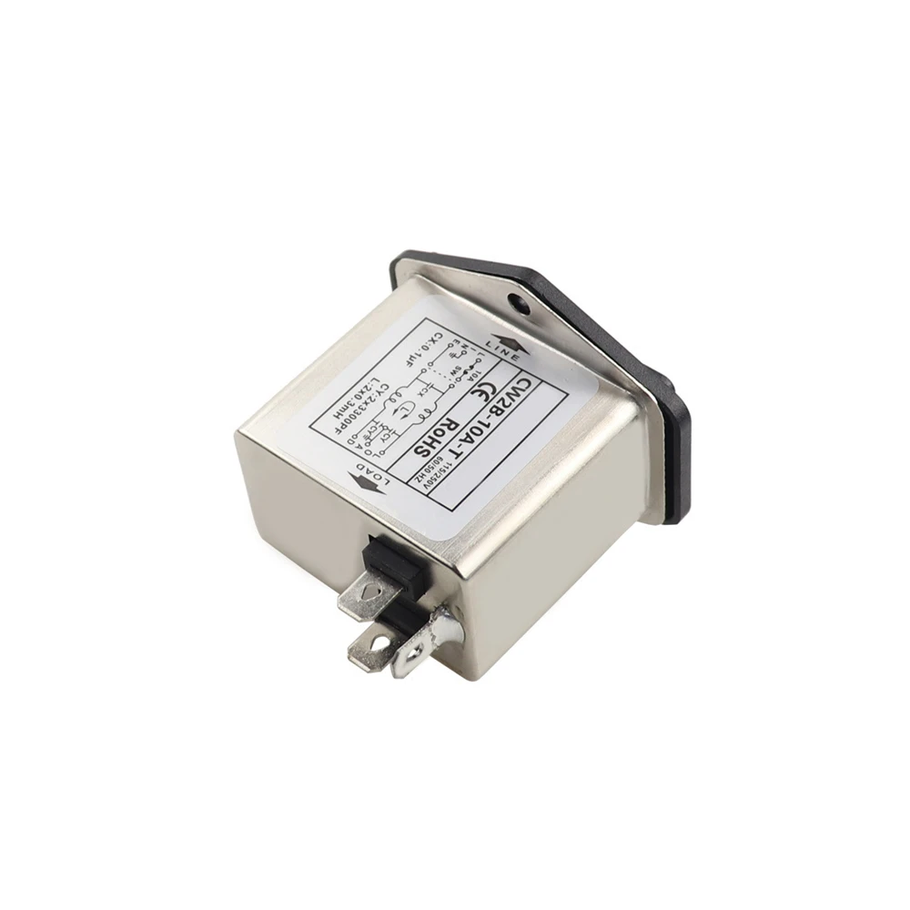 interruptor rocker e conector de soquete ca