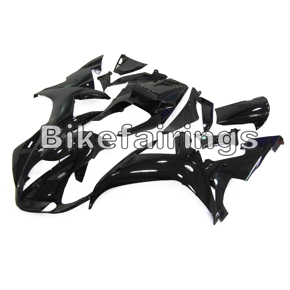 Полностью глянцевый черный Кузов для Yamaha 2002 2003 YZF1000 R1 обтекатель комплект Инжекционный обтекатель оболочка пластиковая панель Корпус