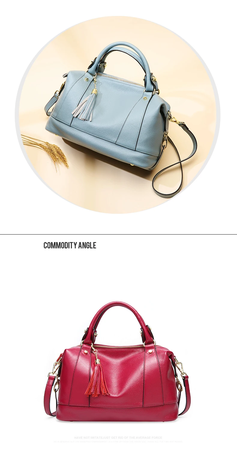 New Fashion Genuine Leather Women Tote Bag Vintage large capacity Female Crossbody Bag Luxury High Quality Ladies Handbag
