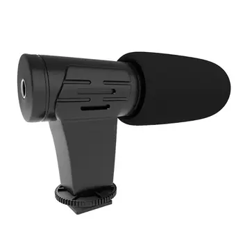 

Video Microphone Mic for Camera Portable 3.5mm Interview Clip On Microphone LX9A