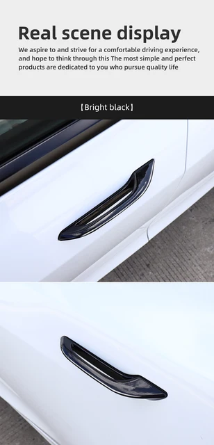 Für Tesla Modell 3 Modell Y Auto Zubehör Anti-einfrieren Auto Türgriff  Aufkleber Refit Trim Dekoration Tür Griff schutz Abdeckung - AliExpress