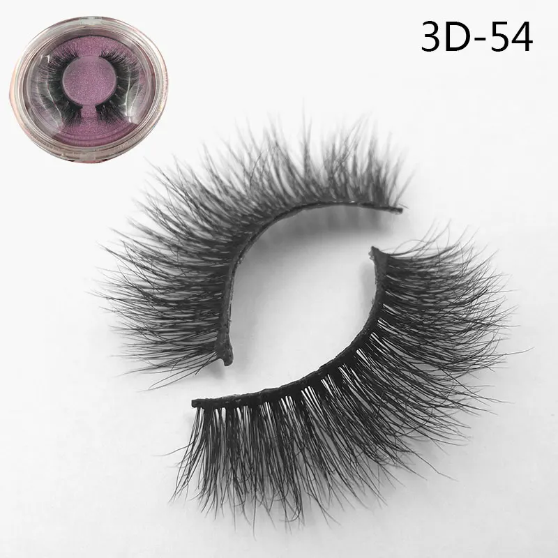 Iflovedekd пользовательские ресницы упаковки 3D ресницы накладные ресницы из норки Индивидуальные ресницы расширение - Цвет: 3D-54