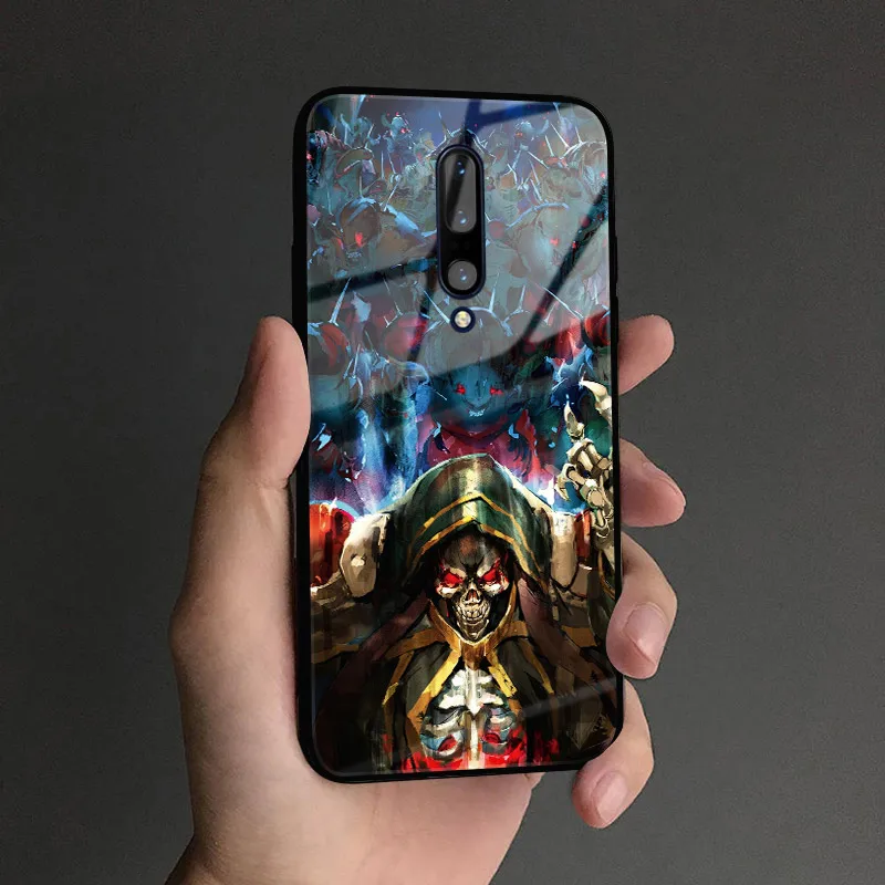 AE 2123 Чехол для телефона аниме Overlord Albedo Shalltear для oneplus 6 6t 7 7T pro, закаленное стекло, мягкий силиконовый гладкий Чехол из ТПУ - Цвет: AE 2123