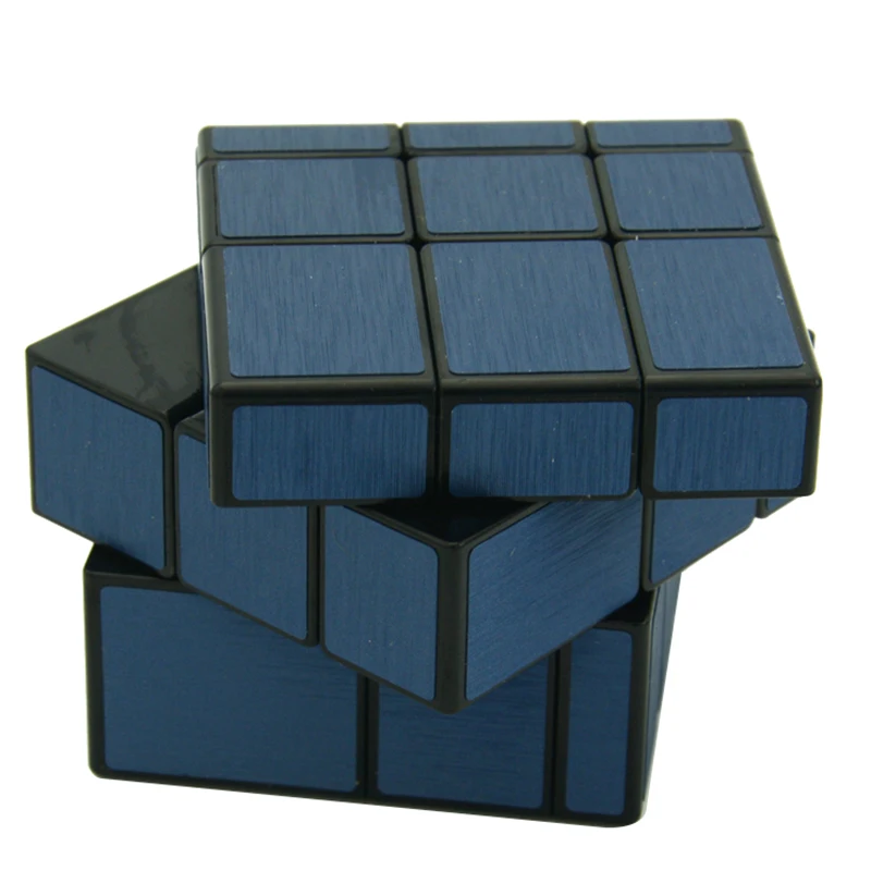 Qiyi зеркальный куб 3x3, магический куб 3x3x3, скоростной куб, головоломка, развивающие игрушки для детей, серебристые/золотистые/синие зеркальные блоки