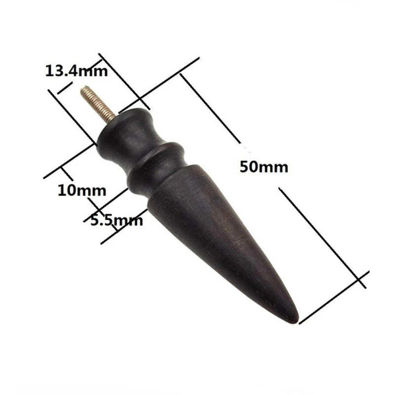 Leather Edge Electric Polishing Slicker Flat/Pointed Head Sandalwood Leathers Craft DIY Tools Tip Burnisher SP99