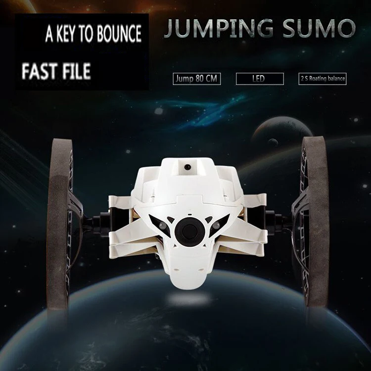 Мини прыгающий автомобиль SJ80 RC автомобили 4CH 2 4 GHz Jumping Sumo с гибкими колесами пульт