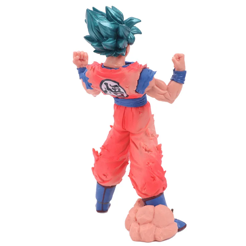 Аниме Гараж Комплект Модель Dragon Ball Супер Saiyan для крови Goku King удар ПВХ коробка украшения