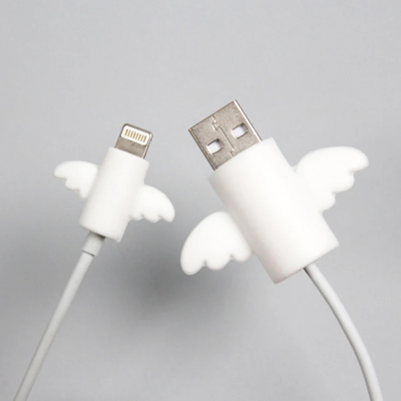 The-Cable-Protector Wire-Cover Usb-Charger Apple Silicone 2PCS for iPhone/data Prevent