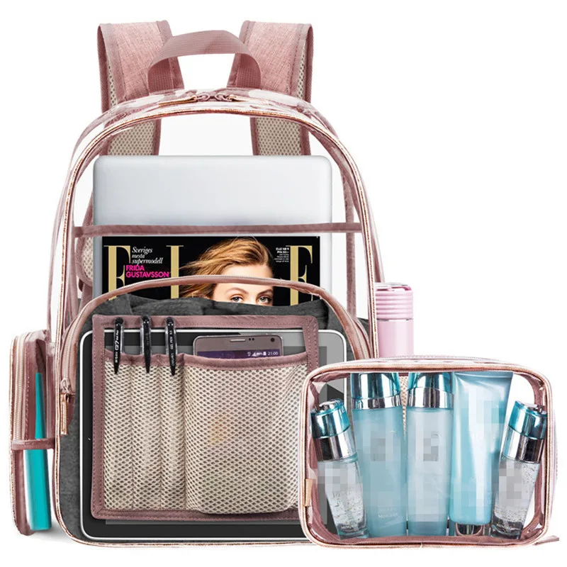 transparent school bags