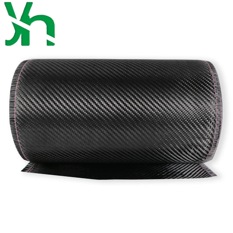 Twill 3K210g carbon fiber cloth has high modulus and is used for surface modification of automobile appearance parts