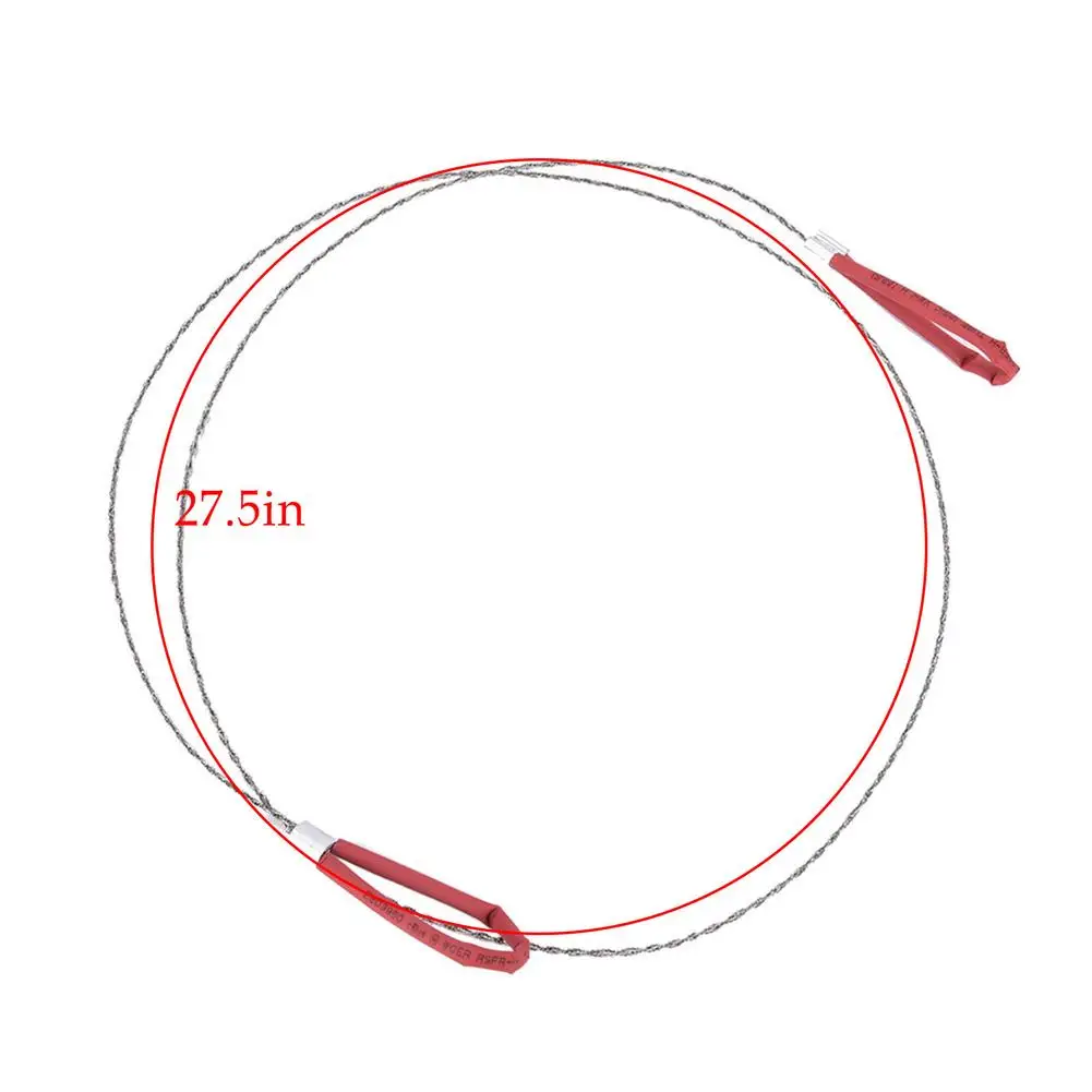 27.5in Hand Chainsaw Stainless Steel Wire Saw For OutdoorSurvival Camouflage Nets Arco Recurvo Camping Car Accessories Camo