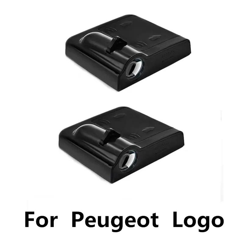 2X светодиодный 3D логотип автомобиля двери проектор светильник для Peugeot 307 206 308 407