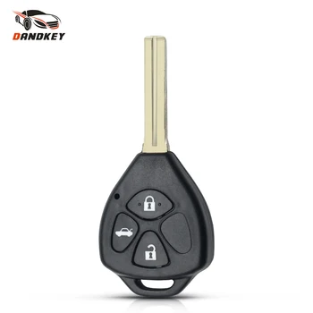 

Dandkey Remote Key Shell Uncut TOY48 Replacement For Toyota Crown Reiz Highlander Fob 3 Buttons Blank Key Case Car Styling