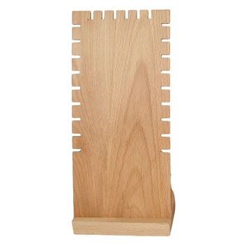 

Wood Jewelry Display Stand Necklace Showcase Holder Pendant,Long Chain Hanging Organizer