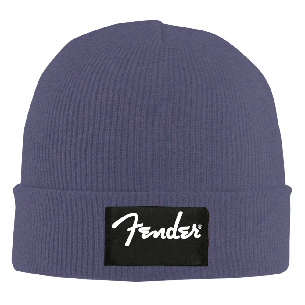 Шапка бини с принтом Fender2 для мужчин и женщин вязанные шапочки Skullies теплые зимние унисекс Лыжная хип хоп шапка
