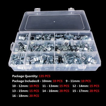 

High quality Fuel Clamps Assorted Kit Durable Clamp Newest Pipe Universal