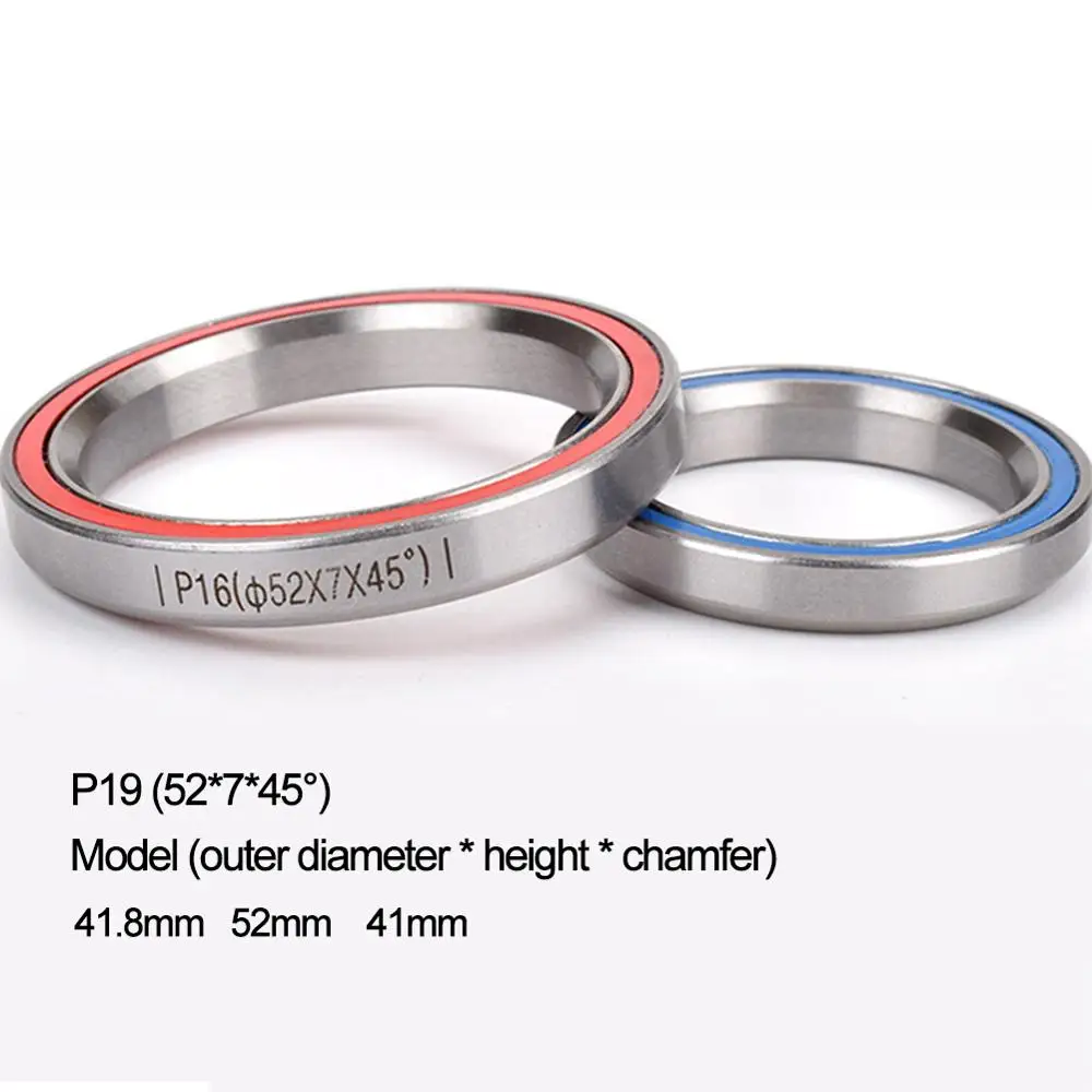 

High Qality Bearing Steel Bicycle 41mm 41.8mm 52mm Mountain Bicycle Bearings Universal Headset Repair Parts Bicycle Accessories