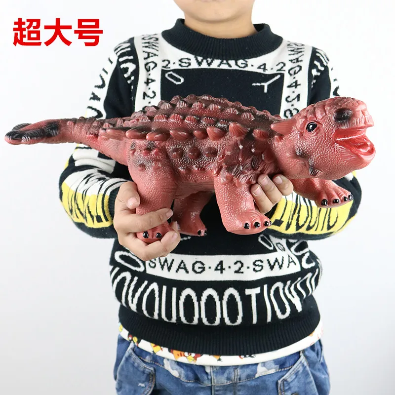 

Special Offer Large Size Dinosaur Model Toy Electric Simulation Sound Making Model Soft Silcone Ankylosaurus Dinosaur Toy Childr