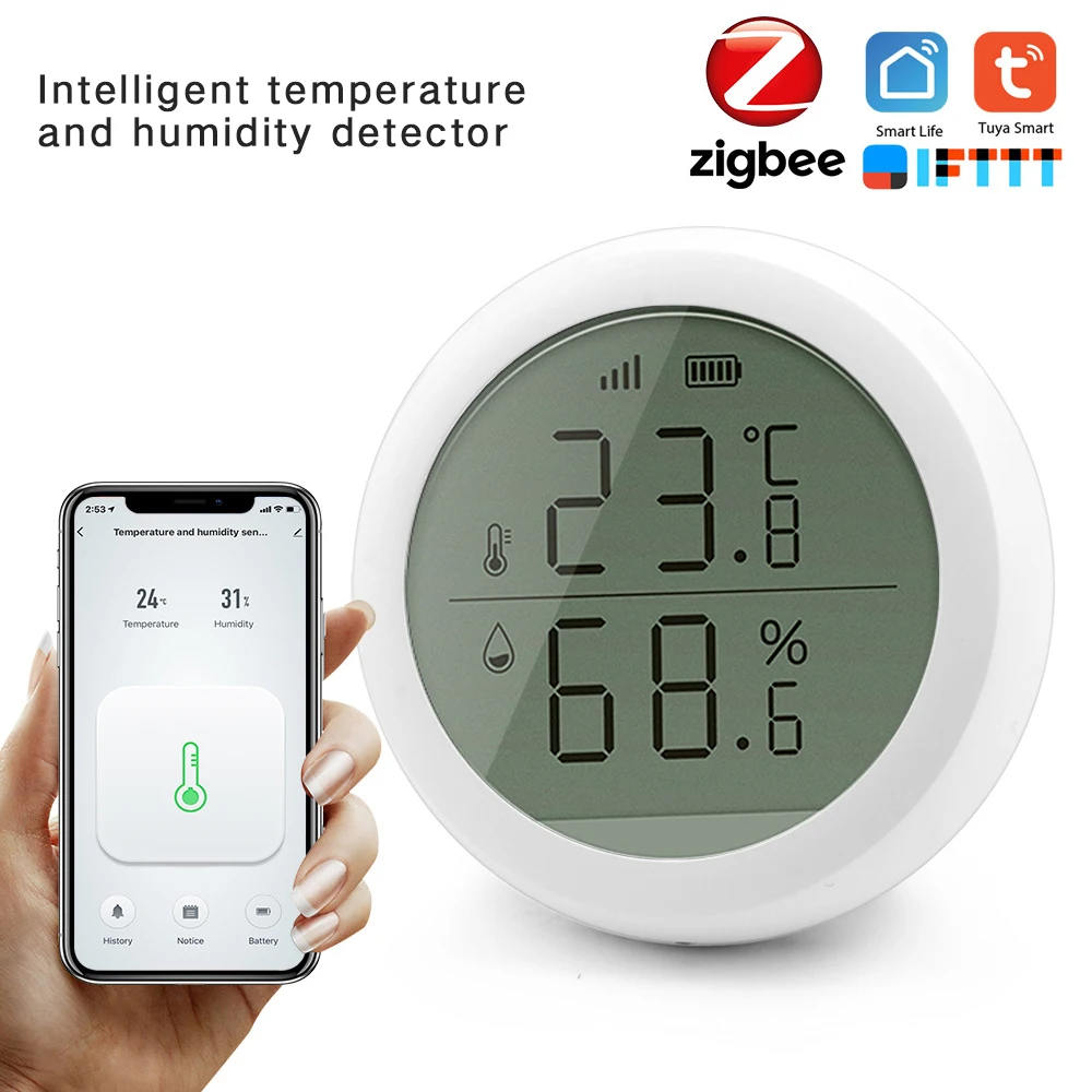 

Bluetooth Temperature And Humidity Sensor With LCD Screen Display Working Thermometer Moisture Meter Smart Life For Home