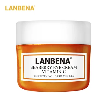 

vc eye cream glow fading dark circles bags anti-wrinkle anti aging eye lines firming against puffiness eye care Lanbena