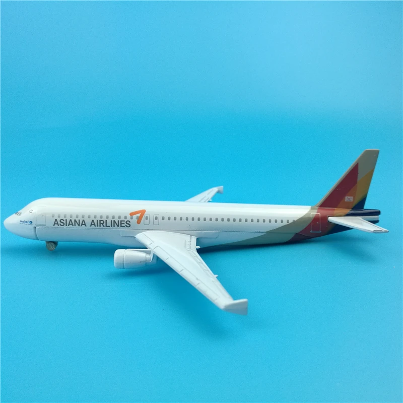 16 см 1:400 шасси самолета Airbus A320-200 модель корейский Asiana airways авиалиний W базовый сплав самолет коллекционный самолет