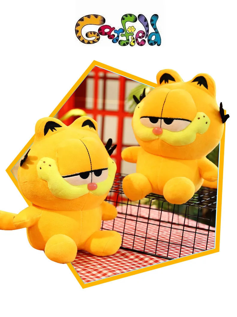 Стиль милые плюшевые игрушки Meng Edition милый Гарфилд для девушки подарок на день рождения игрушка