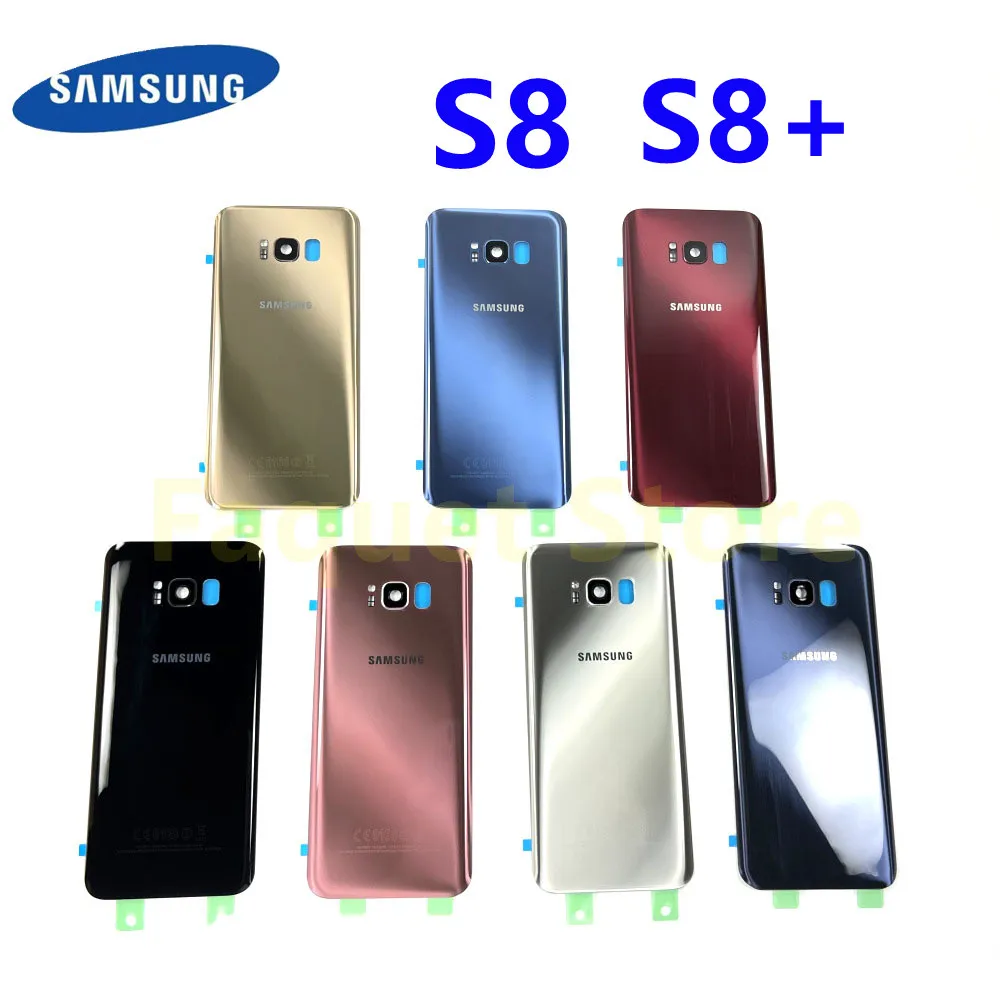 Задняя крышка батарейного отсека SAMSUNG Galaxy S8 G950 Plus SM-G950F/DS G950FD + G955F стеклянная