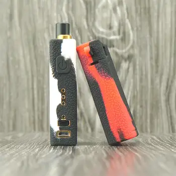 

2pcs Texture Silicone Case Skin For Smok Trinity Alpha Pod System Vape Kit Silicon Sleeve Cover Wrap Gel shield enclosure