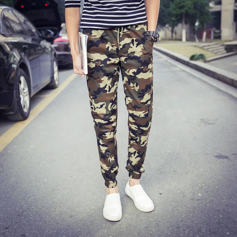 

2018 Spring And Autumn New Style Plus-sized Casual Closing Foot Large Size Camouflage Military Training Pants Casual Pants M-4xl
