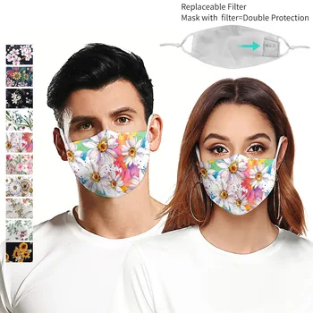 

The Mouth Mask Fashion Dustproof Face Protective Cover Washable Protect Masks Filter Free Shipping