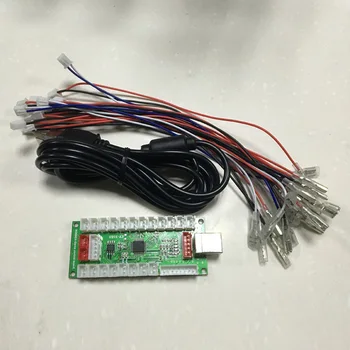 

Arcade MAME DIY Kits Parts For 1 Players PC Game For PS3 4 IN 1 To Arcade Joystick Arcade Button Interface USB Board Interface