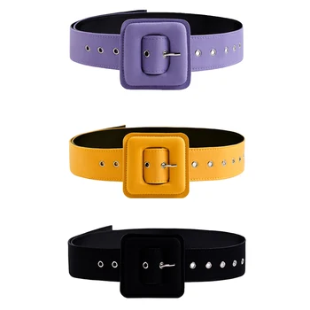 

Women Belts 2020 Retro Wild Wide Belt for Women's Dress Decoration Simple Women Belt Corset Patent Leather Girdle Ladies Coat