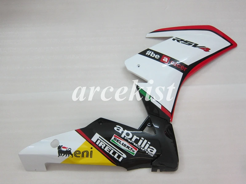 OEM качество литья под давлением ABS обтекатель комплект подходит для Aprilia RSV4 1000 2009- 09 10 11 12 13 14 красный белый