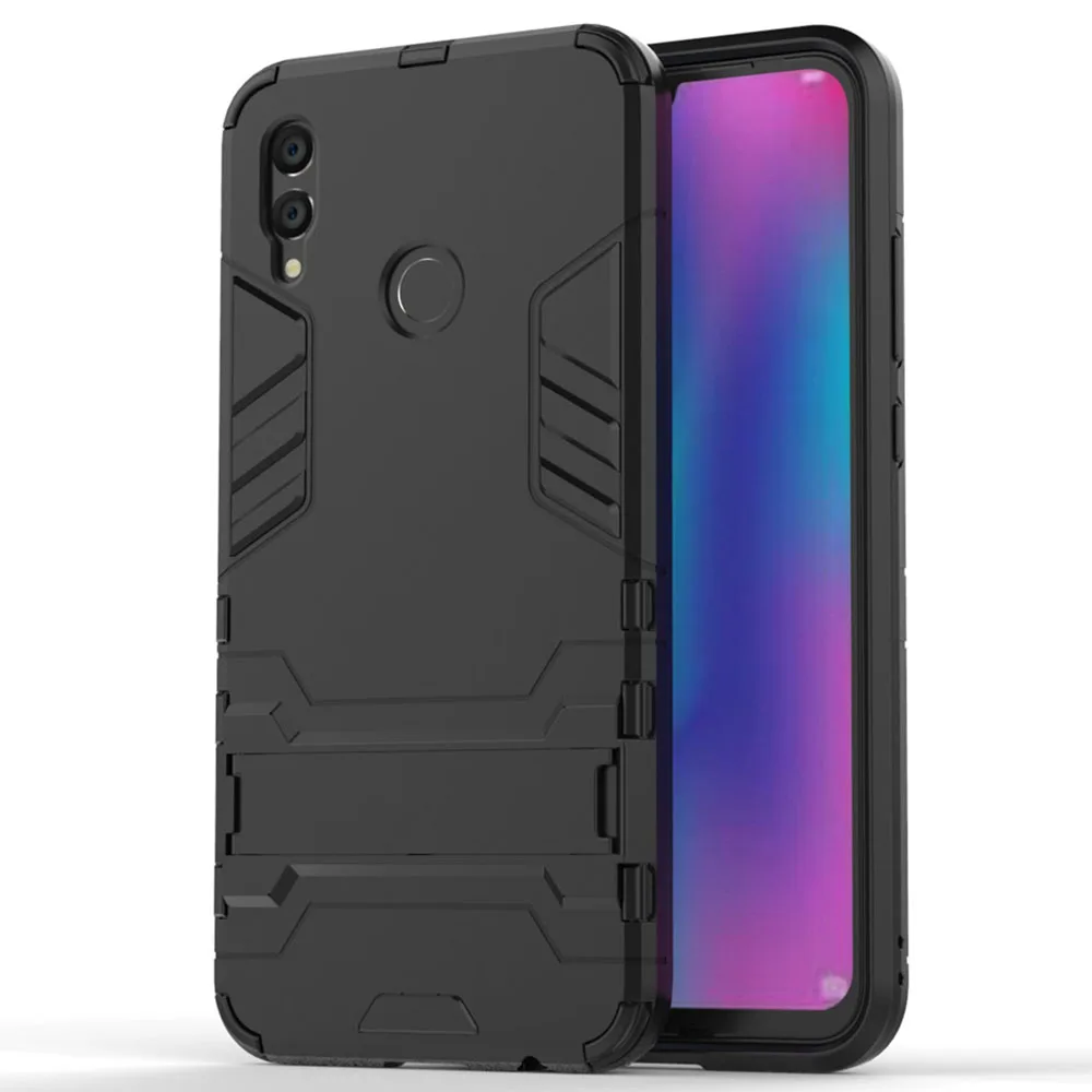 Чехол для huawei P Smart, чехол для телефона с Железным человеком, чехол-подставка armadura dura+ чехол из силикона и термополиуретана для huawei P Smart Plus