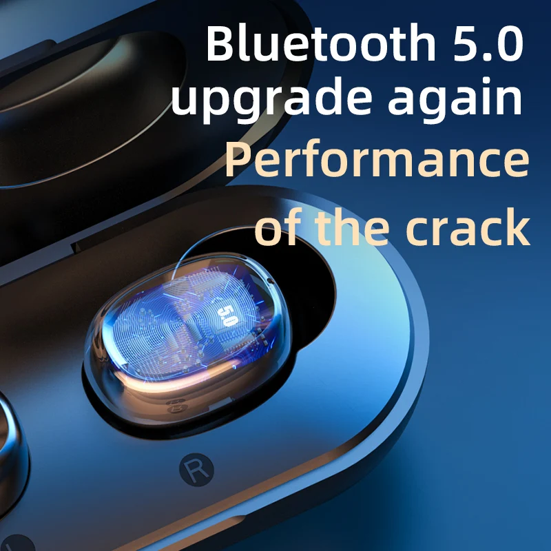 TWS Bluetooth наушники беспроводные наушники с беспроводной зарядкой чехол 3D стерео звук IPX5 Водонепроницаемый белый зарядная коробка
