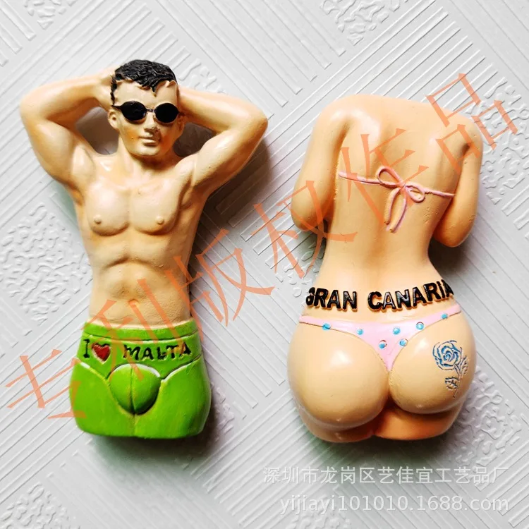 Магнитный сувенир на холодильник наклейки в гавайском стиле для пляжа мальчика