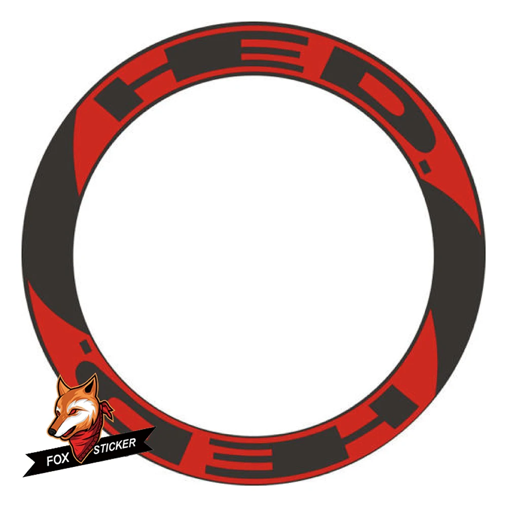 700c 30/38/40/50/55/60/80/88mm Road Bicycle Carbon Wheelset Sticker Brand Road Bicycle Wheels Sticker for HED