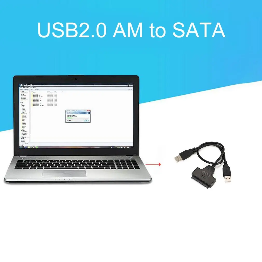 Usb2.0/Usb3.0 для Sata кабель с жестким приводной удлинитель для легкого привода с двумя портами Usb блок питания 7+ 15
