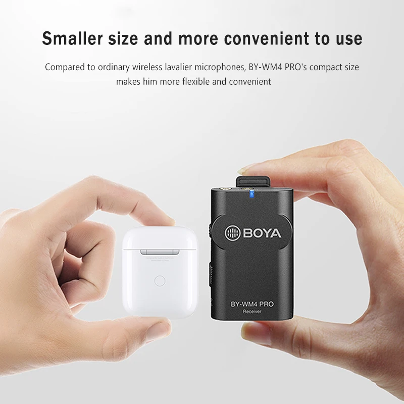 BOYA BY-WM4 Pro Wireless Microphone Lavalier