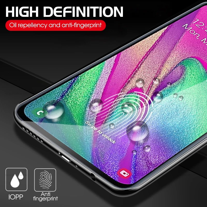 Закаленное защитное стекло для Samsung Galaxy A10 A20 A20E A30 A40 A50 A60 A70 A80 A90 M10 M30 M40 глянцевая