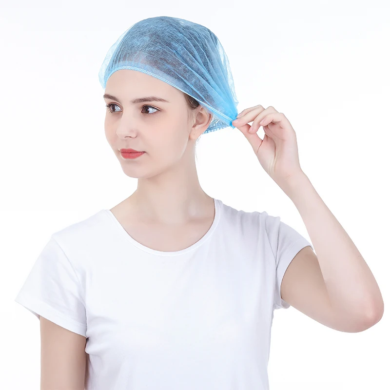 Red Disposable PP Surgical Cap Doctor 
