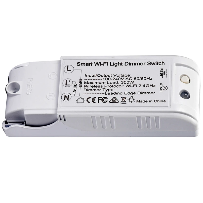 Voice Control Wifi DIY Dimmer Switch Wireless Remote Control Module Smart Home Automation Lights Switches Works with Alexa
