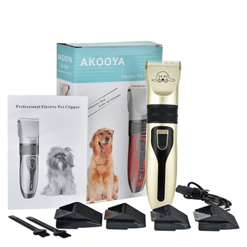 Dog Clippers Low Noise Pet Shaver Rechargeable Dog Trimmer  6