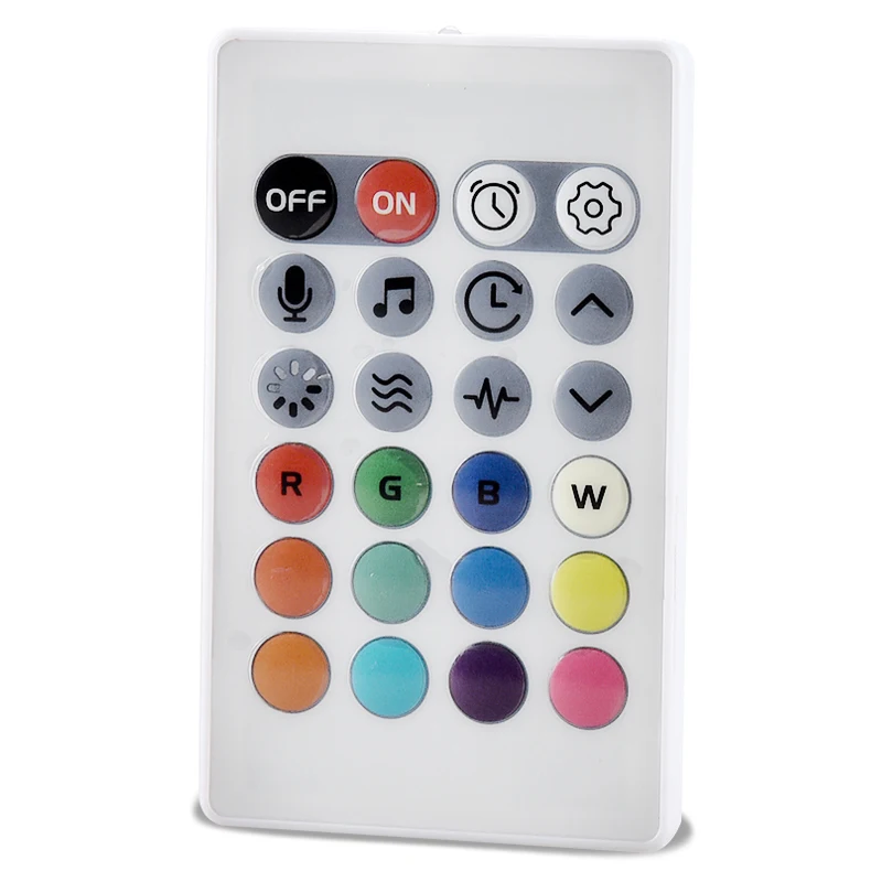NEW USB Rechargeable Night Light Led Silicone Night Lamp Rabbit Multifunctional Alarm Clock With Remote Control Colorful Table L