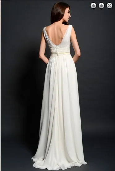 Новая мода ужин Макси невесты горничной vestidos formales белое длинное выпускное свадебное платье с бисером свадебный пояс