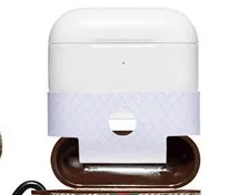 Дизайнерский Роскошный чехол из искусственной кожи для Airpods pro Чехол s 3 защитный чехол с застежкой-крючком брелок Модный чехол для наушников